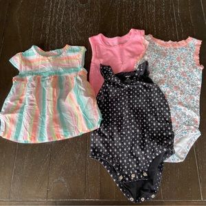 Carter’s Baby‎ Girls Onesie Shirt Top Lot Size 24 months